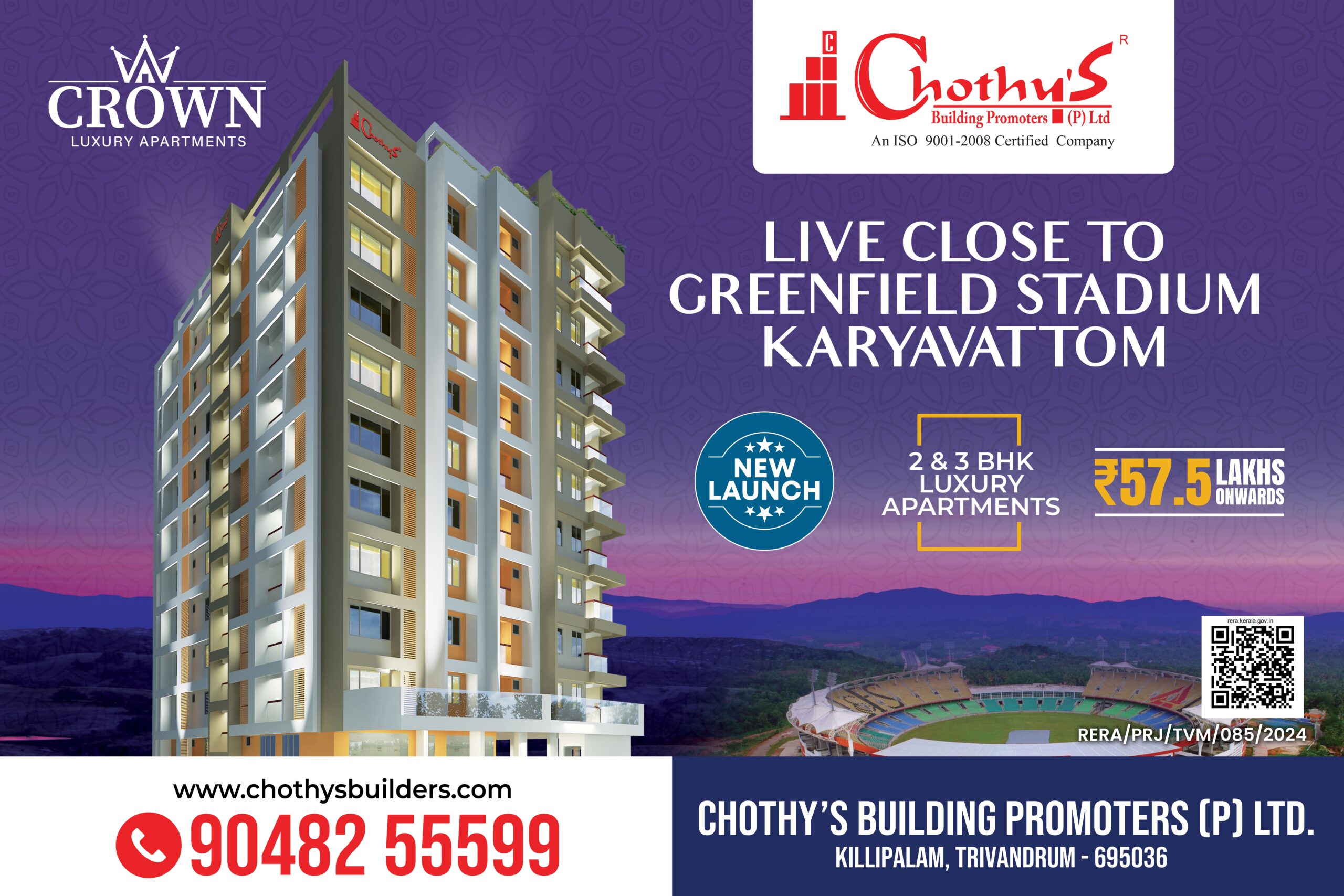 Best villa builder in Trivandrum and top apartment builder in Kerala – Chothy's, offering quality homes with modern designs and prime locations.