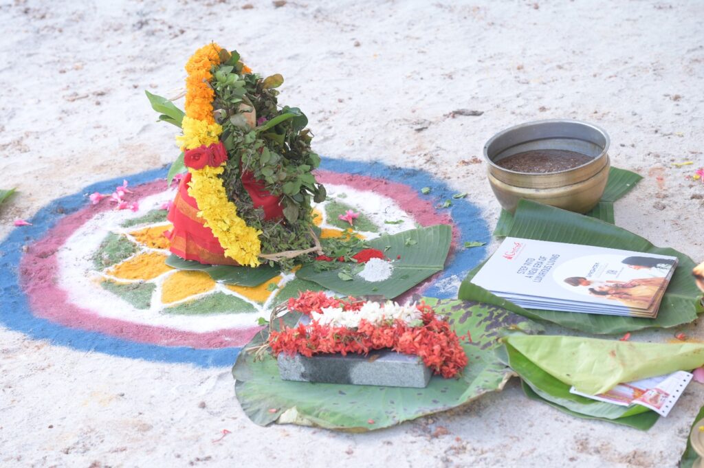 Stone laying ceremony – Chothy’s Nakshtra Apartments